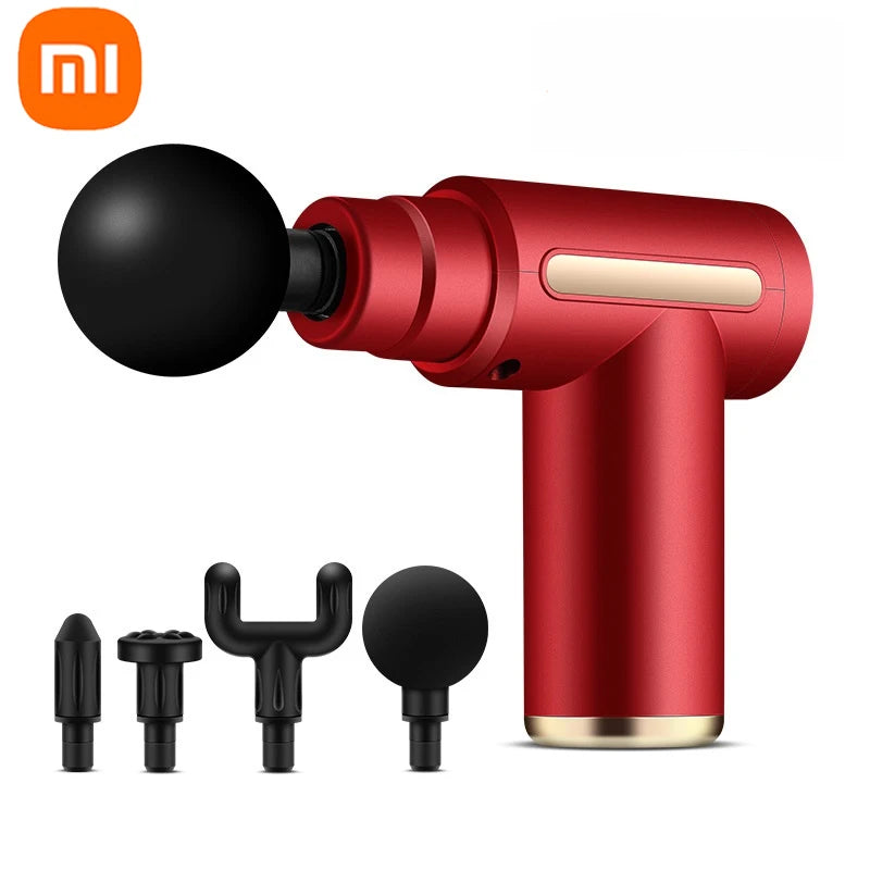 USB Mini Massage Gun Fascia Machine Muscle Relaxation Vibrating Gun Rod Massage Fitness Equipment Neck Grab Fascia Gun